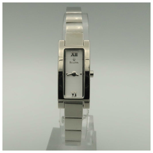 Front view of Bulova Dress Women's Quartz Watch 96T08-PO