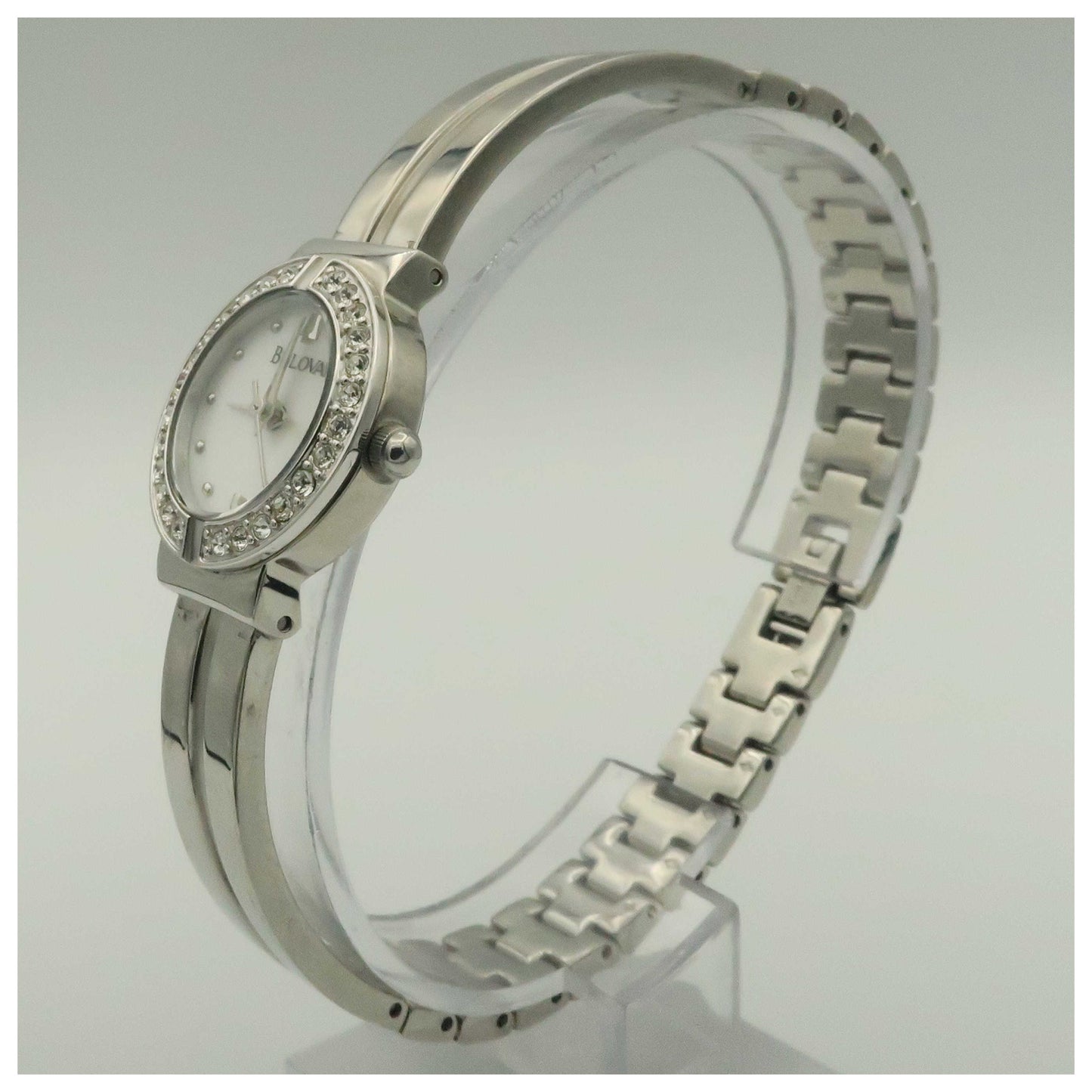 Bulova Crystal Women's Quartz Watch 96T09-PO - Image #4