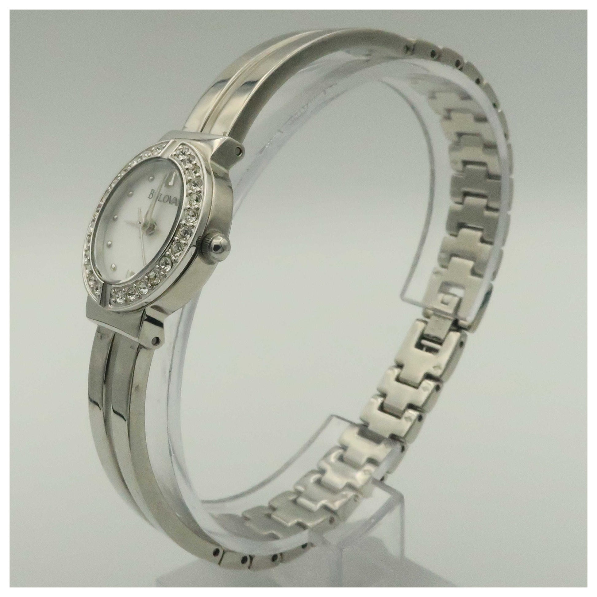 Bulova Crystal Women's Quartz Watch 96T09-PO - Image #4