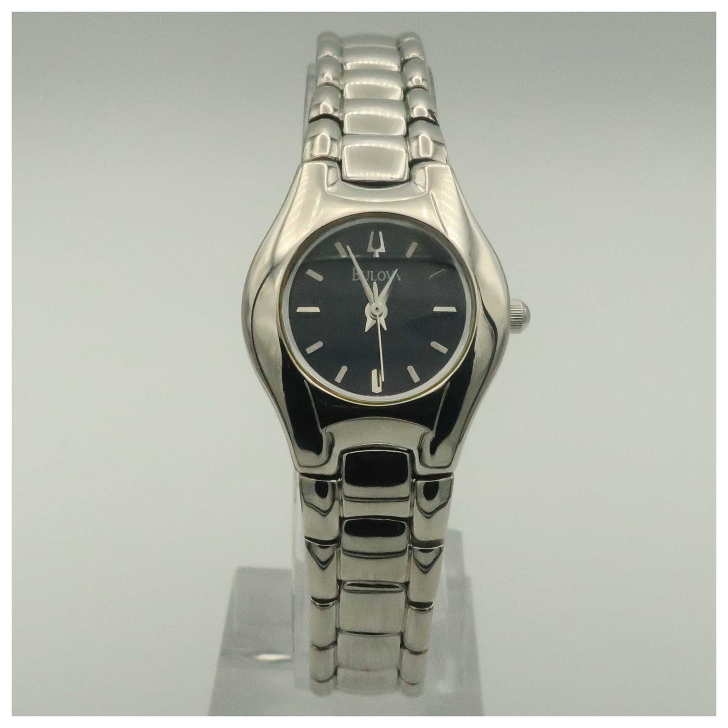 Front view of Bulova Dress Women's Quartz Watch 96T12-PO