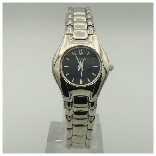Front view of Bulova Dress Women's Quartz Watch 96T12-PO