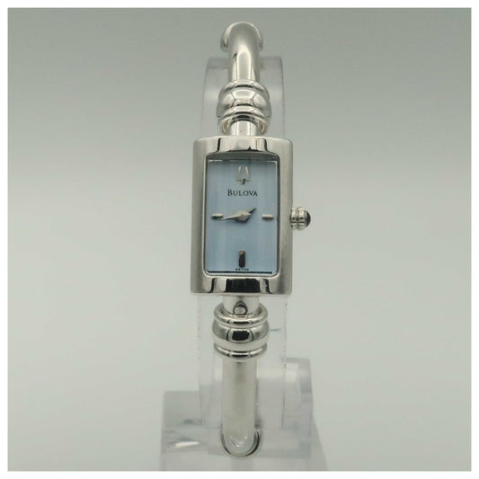 Front view of Bulova Bangle Women's Quartz Watch 96T39-SD