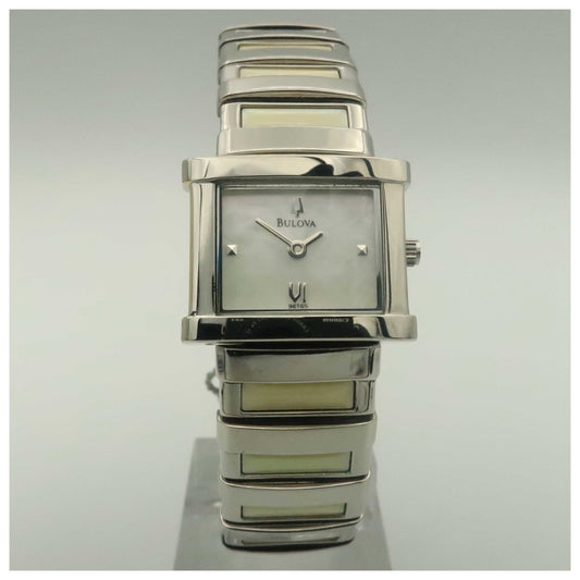 Front view of Bulova Dress Women's Quartz Watch 96T65-SDV