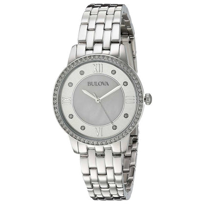 Front view of Bulova Classic Women's Quartz Watch 96X138