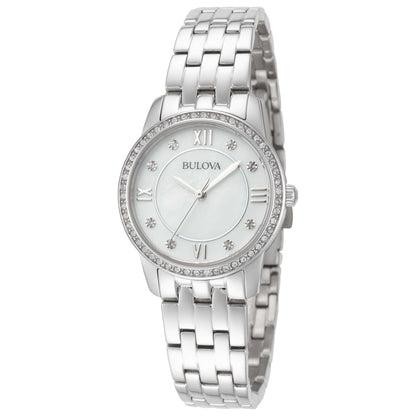 Front view of Bulova Classic Women's Quartz Watch 96X157