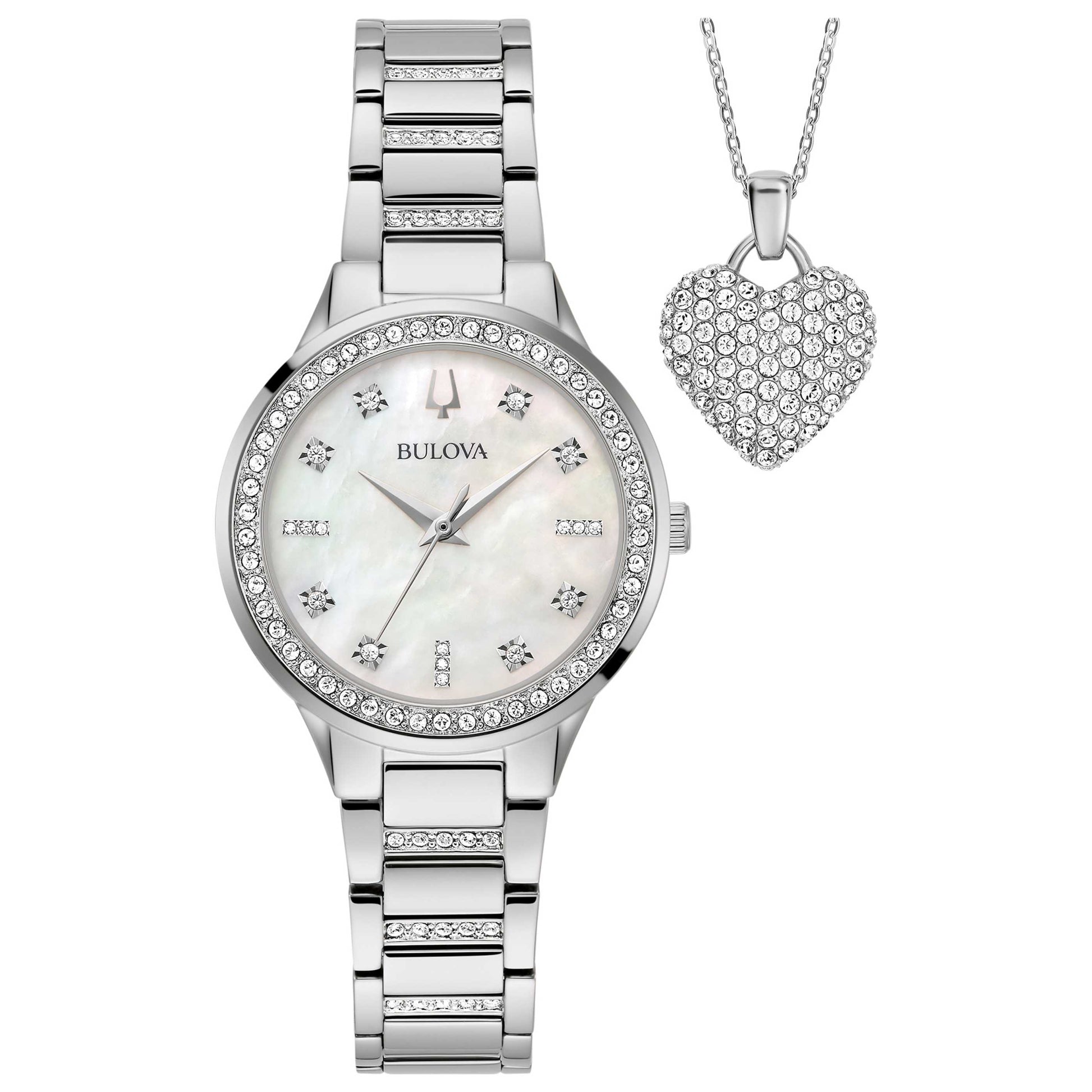 Front view of Bulova Classic Women's Quartz Watch 96X162