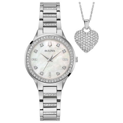 Front view of Bulova Classic Women's Quartz Watch 96X162