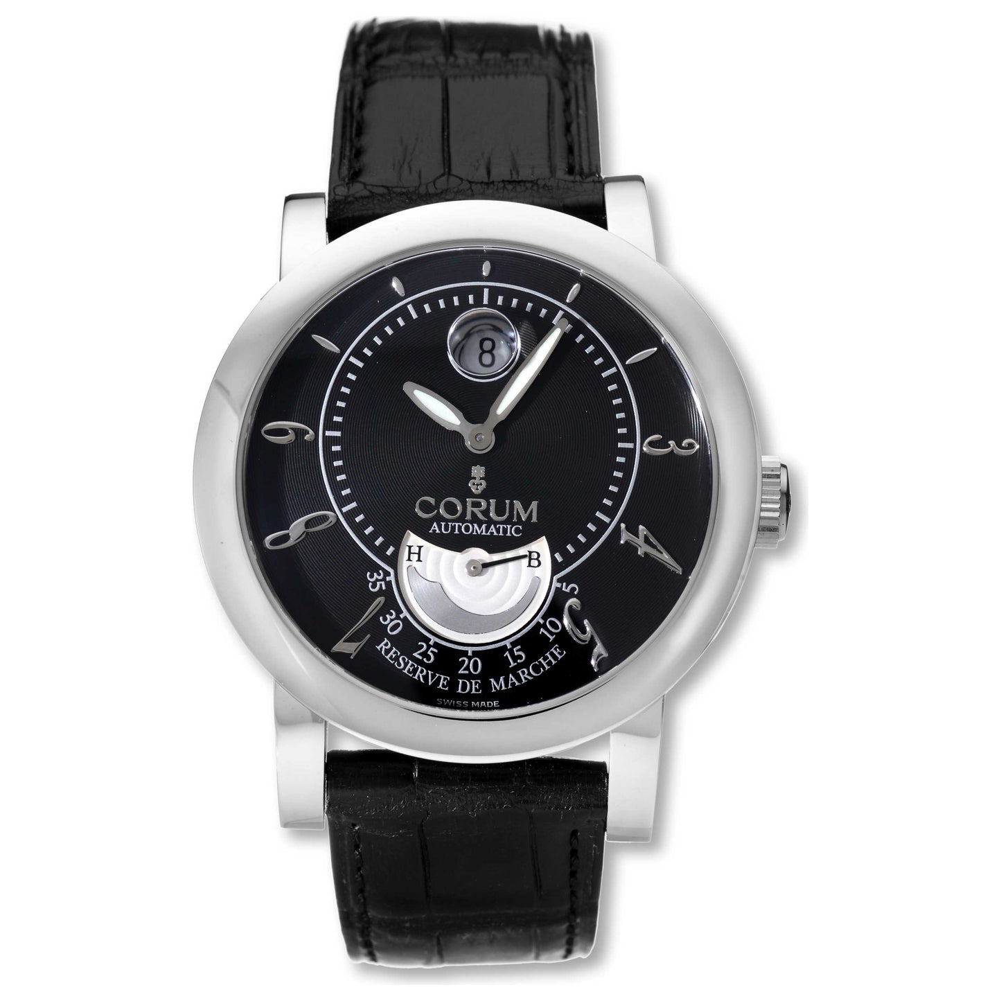 Front view of Corum Classical Men's Watch 973-201-20-0F01-BN12