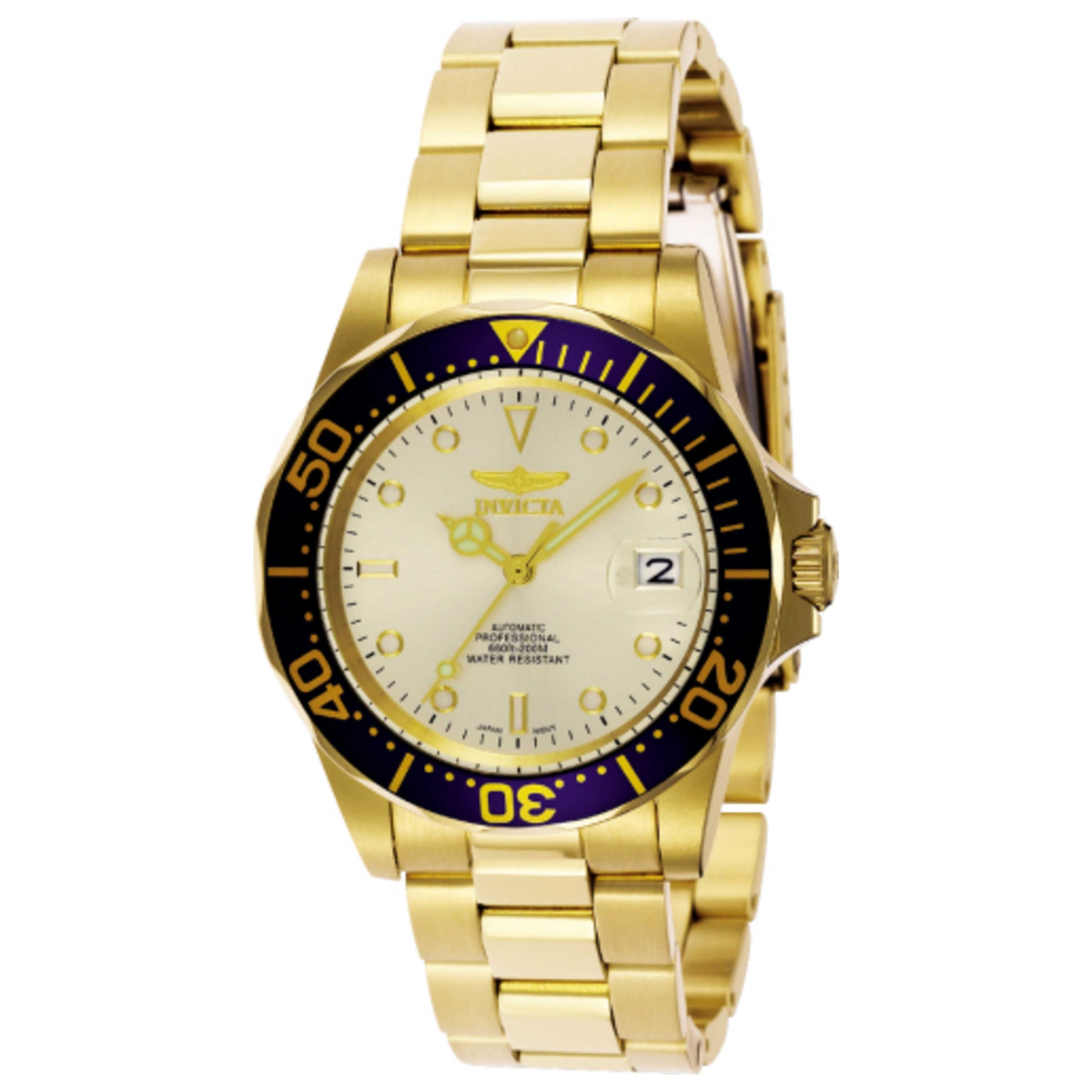 Front view of Invicta Pro Diver Men's Automatic Watch 9743