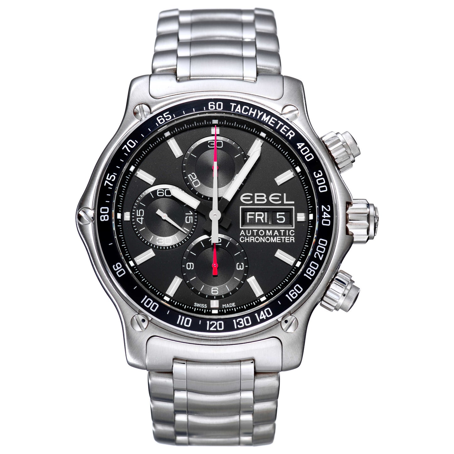 Front view of Ebel 1911 Men's Automatic Watch 9750L62-53B60