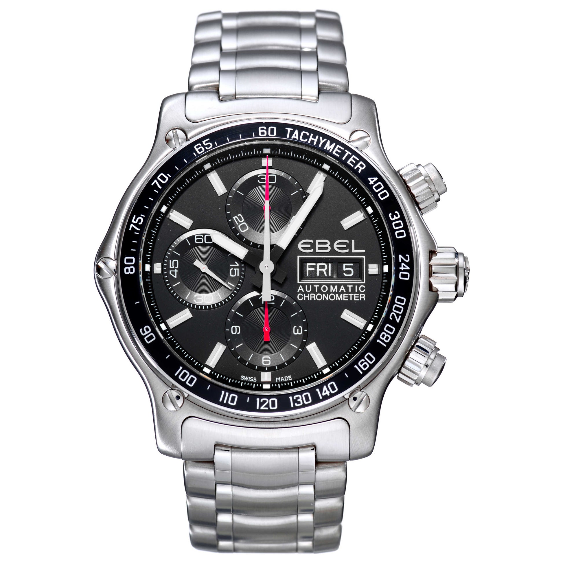 Front view of Ebel 1911 Men's Automatic Watch 9750L62-53B60