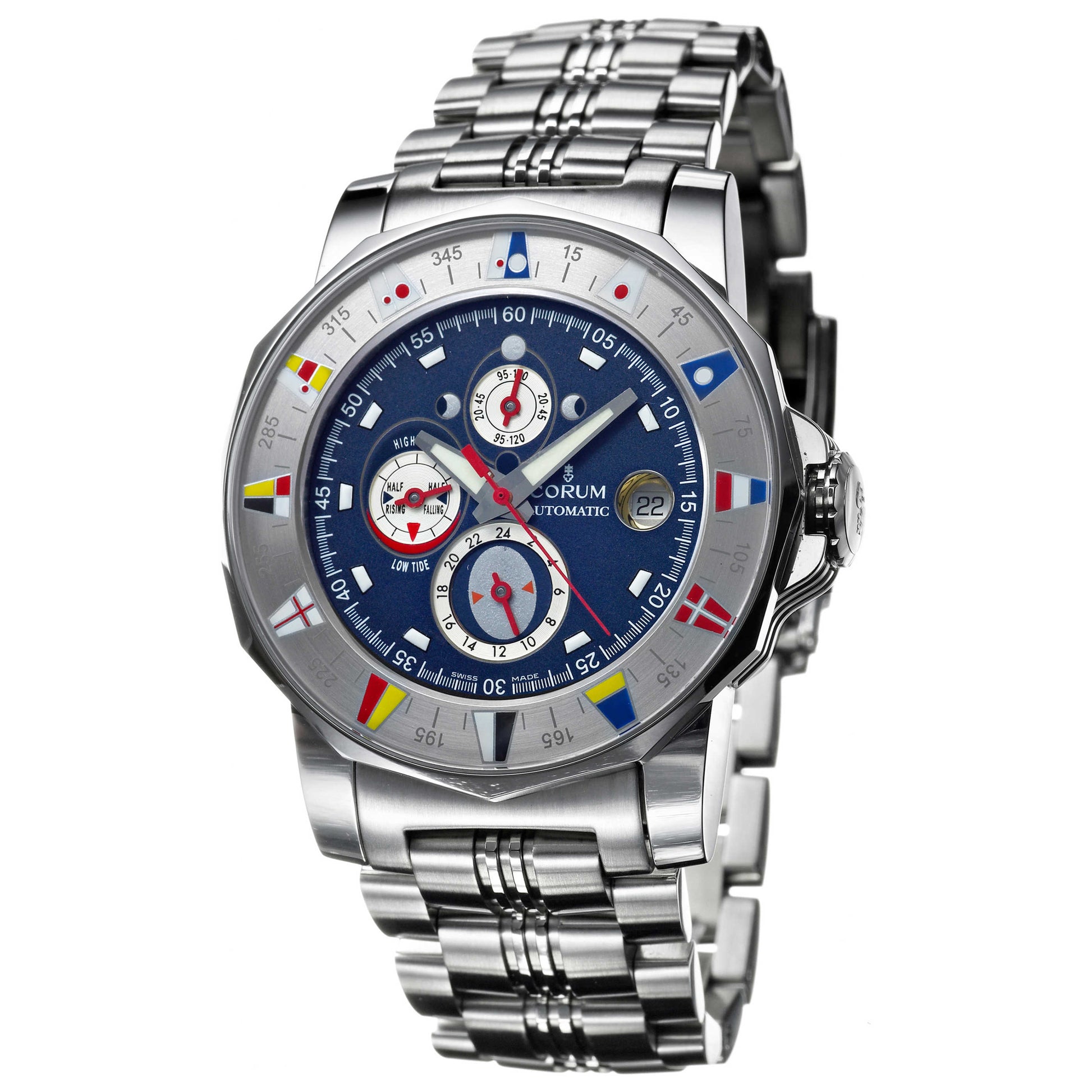 Front view of Corum Admiral's Cup Men's Automatic Watch 977-630-20-V785-AB32