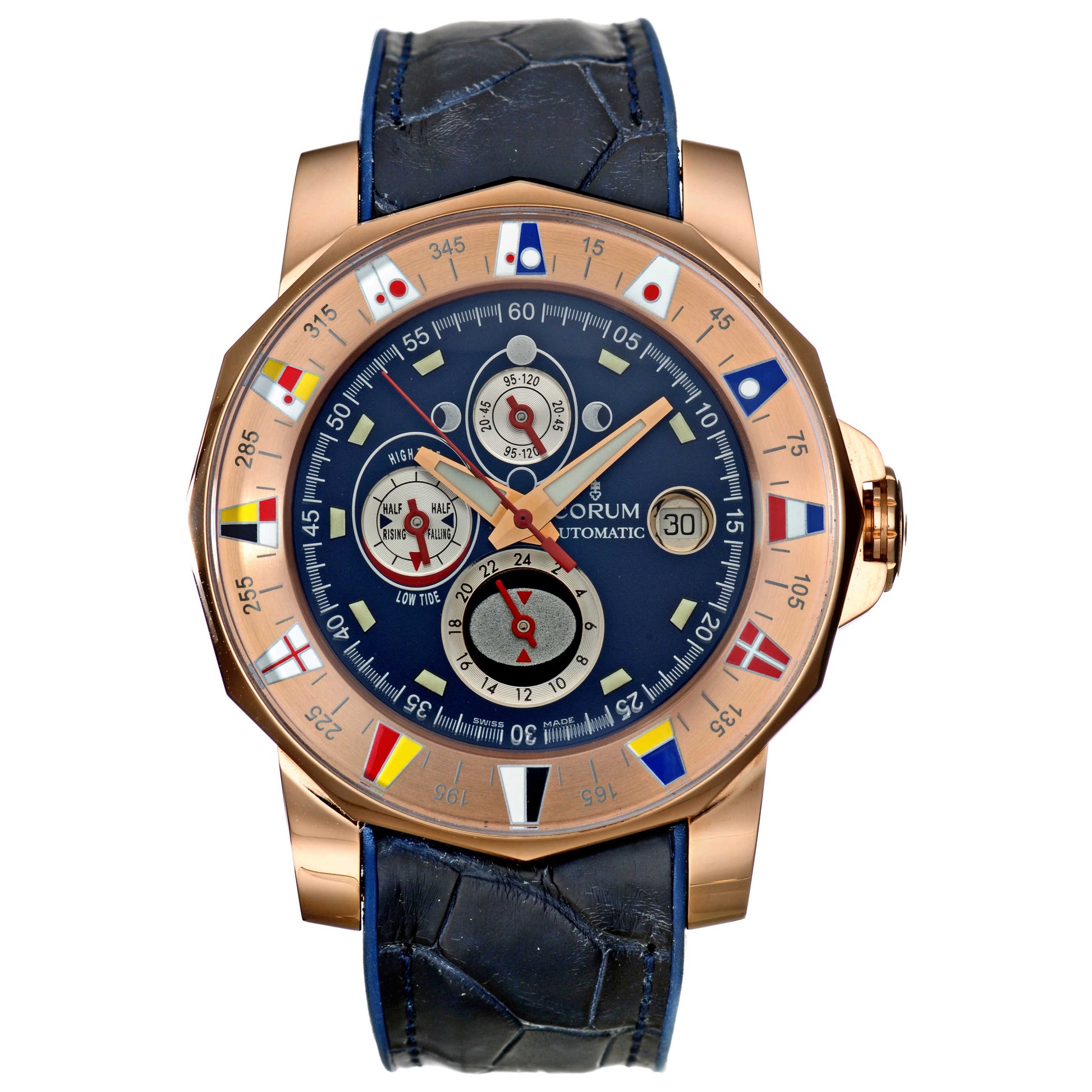 Front view of Corum Admiral's Cup Men's Watch 977-630-55-0F03-AB32