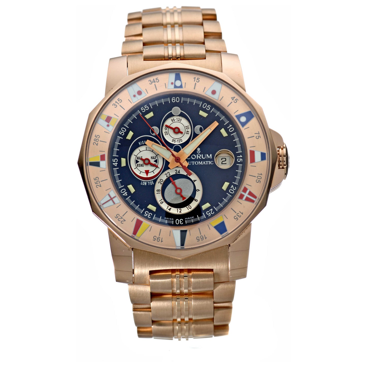 Front view of Corum Admiral's Cup Men's Watch 977-630-55-V780-AB32