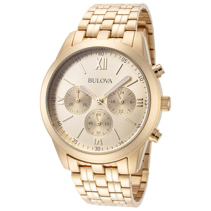 Front view of Bulova Metallic Men's Quartz Watch 97A128