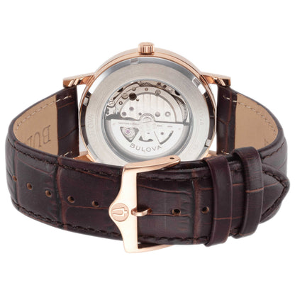 Back view of Bulova Classic Men's Automatic Watch 97A150