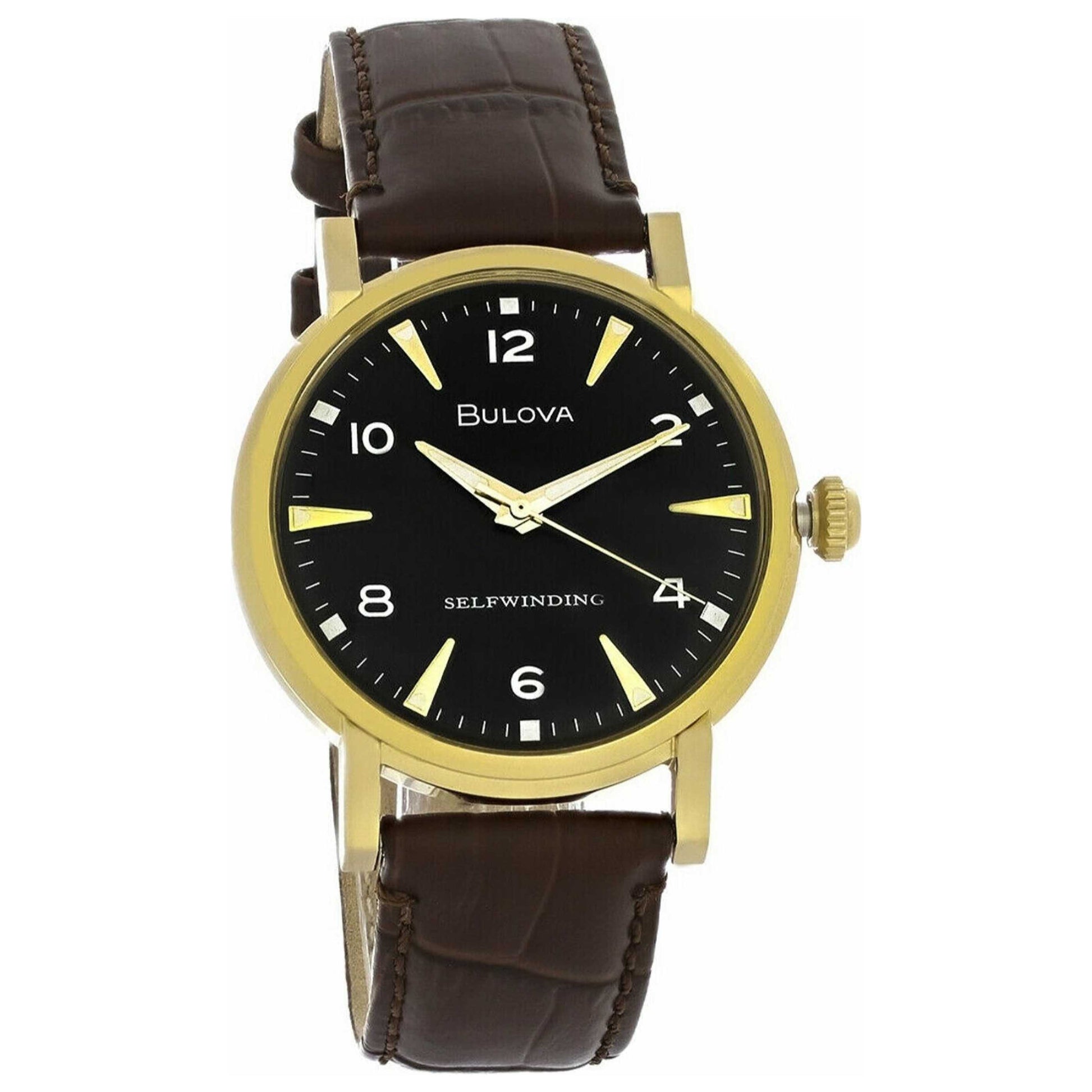 Front view of Bulova American Clipper Men's Automatic Watch 97A151