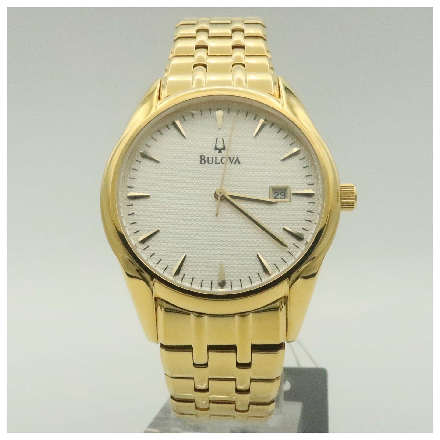 Front view of Bulova Dress Men's Quartz Watch 97B109-SD