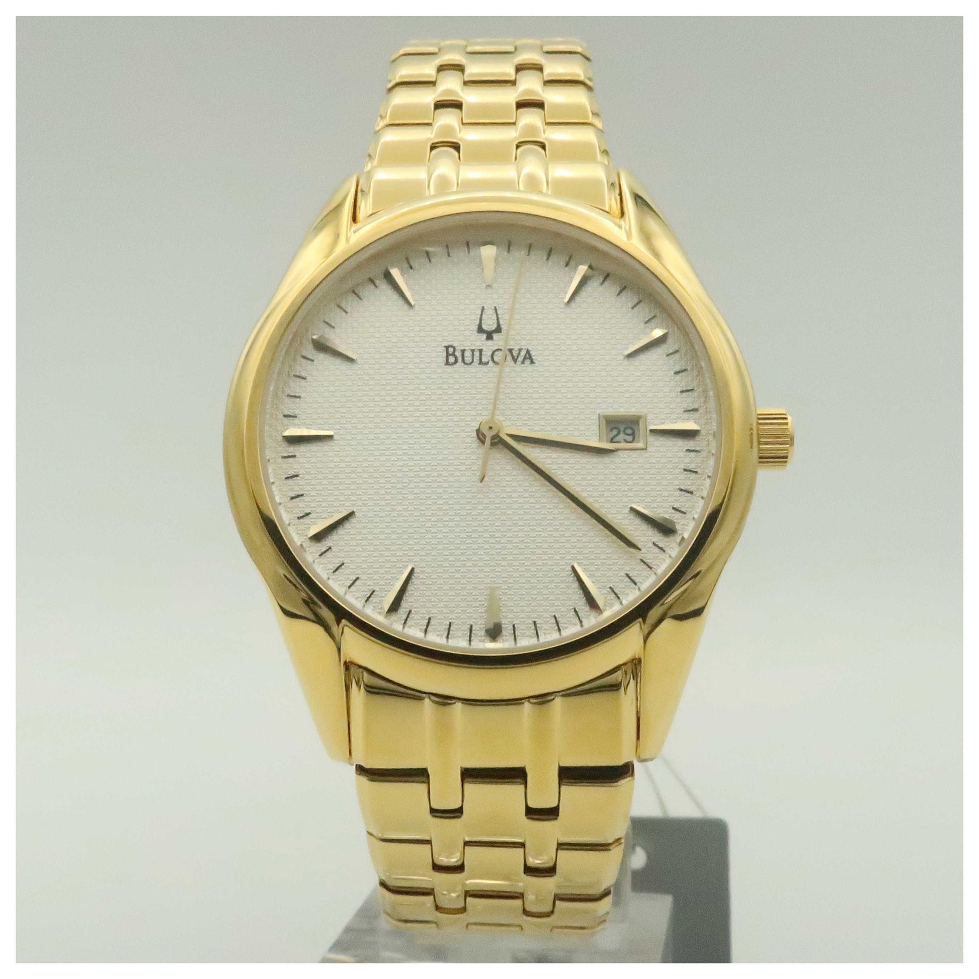 Front view of Bulova Dress Men's Quartz Watch 97B109-SD