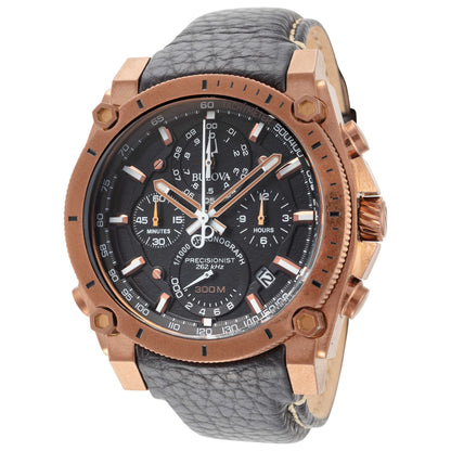 Front view of Bulova Precisionist Men's Quartz Watch 97B188