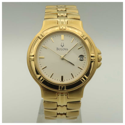 Front view of Bulova Bracelet Men's Quartz Watch 97B32-SD