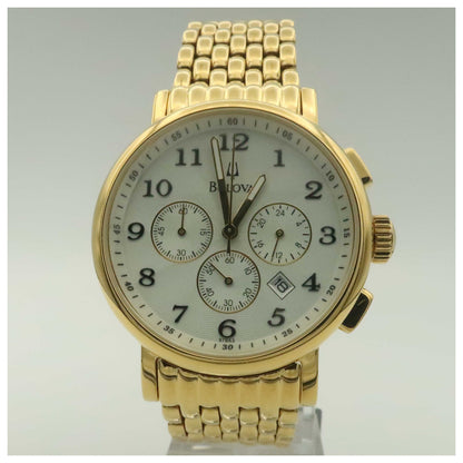 Front view of Bulova Dress Men's Quartz Watch 97B63-PO