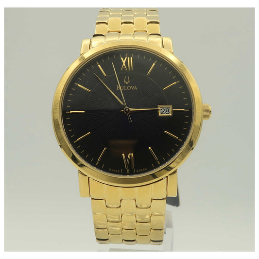Front view of Bulova Dress Men's Quartz Watch 97B64-PO