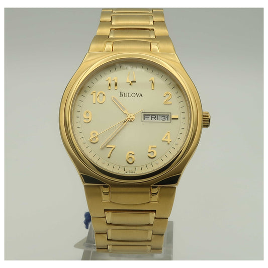 Front view of Bulova Bracelet Men's Quartz Watch 97C000-PO