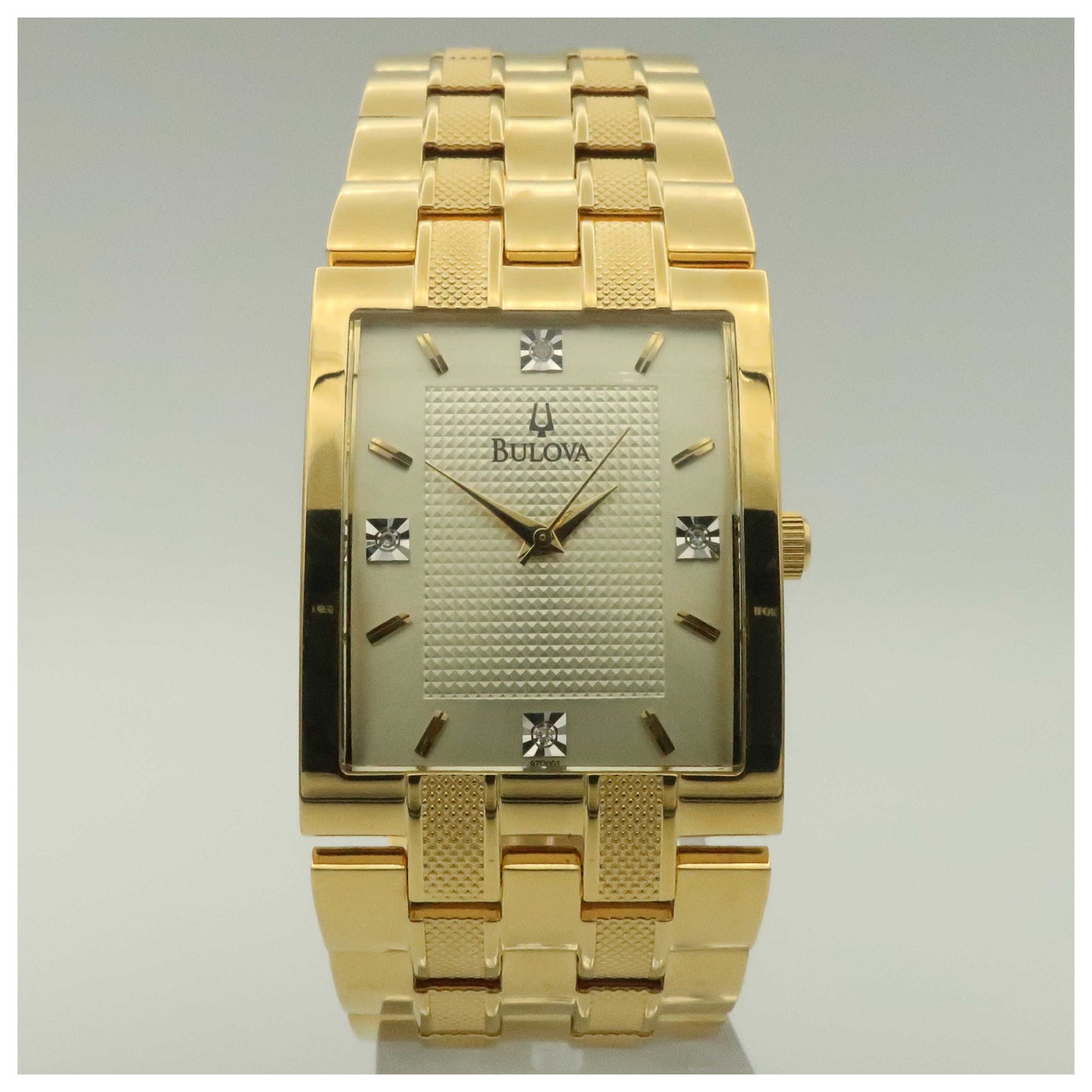 Front view of Bulova Bracelet Men's Watch 97D001-PO