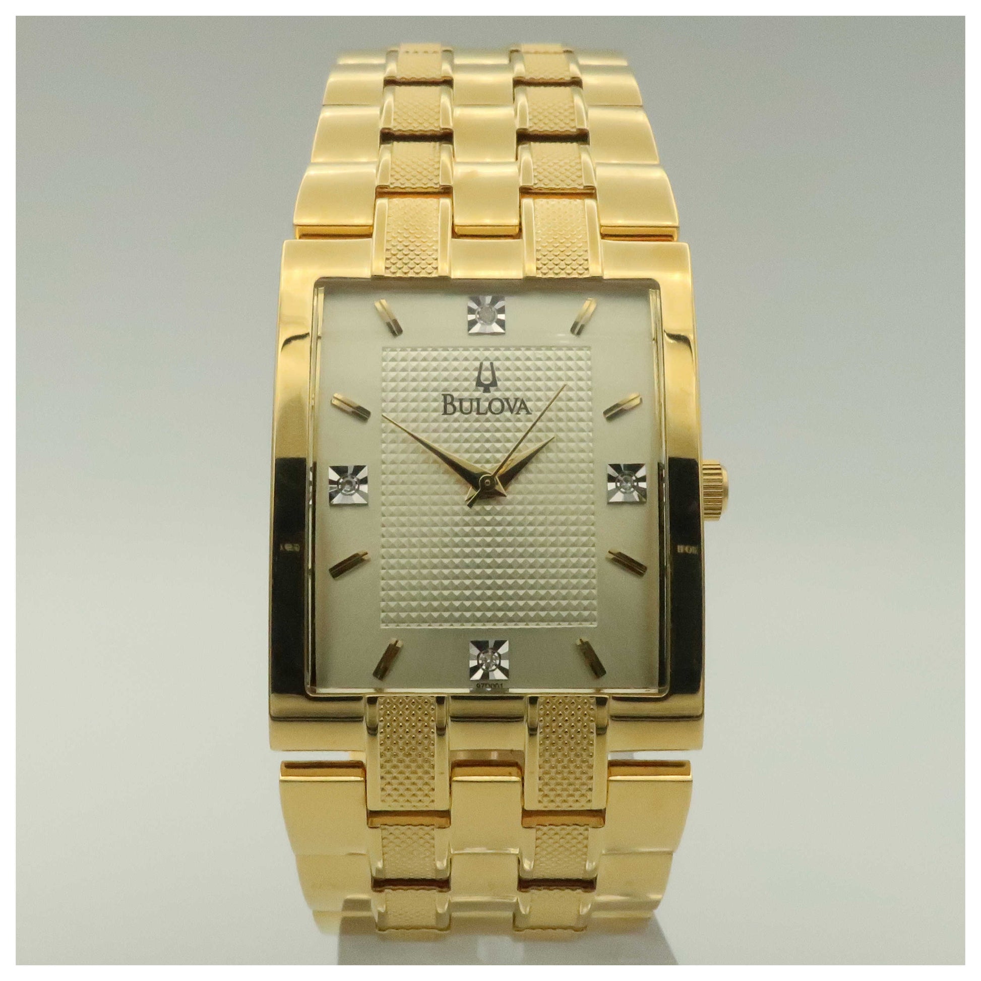 Front view of Bulova Bracelet Men's Watch 97D001-PO