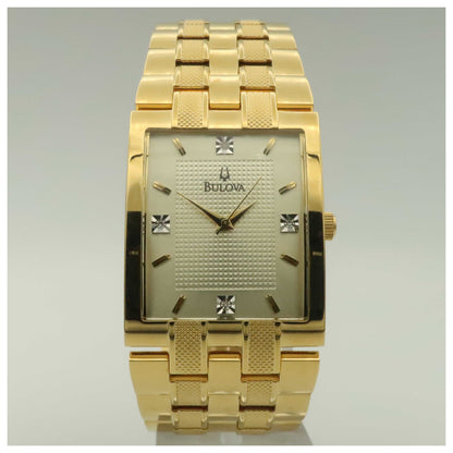 Front view of Bulova Bracelet Men's Watch 97D001-PO