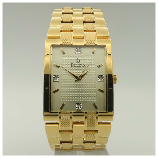 Front view of Bulova Bracelet Men's Watch 97D001-PO