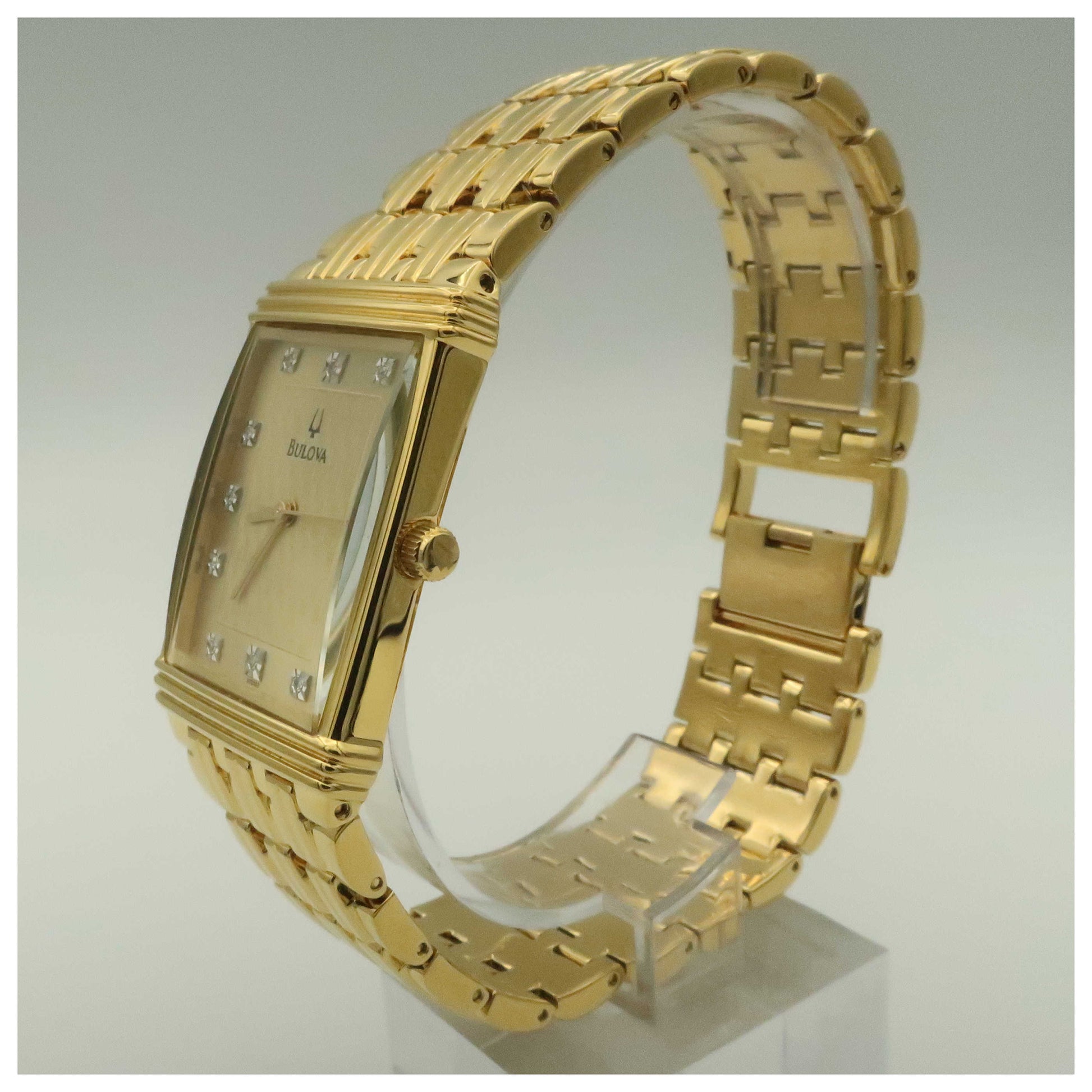 Bulova Diamonds Men's Quartz Watch 97D102-PO - Image #4