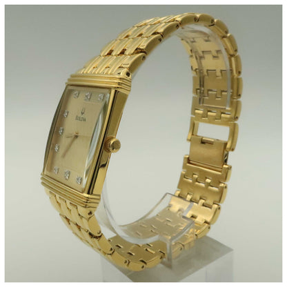 Bulova Diamonds Men's Quartz Watch 97D102-PO - Image #4