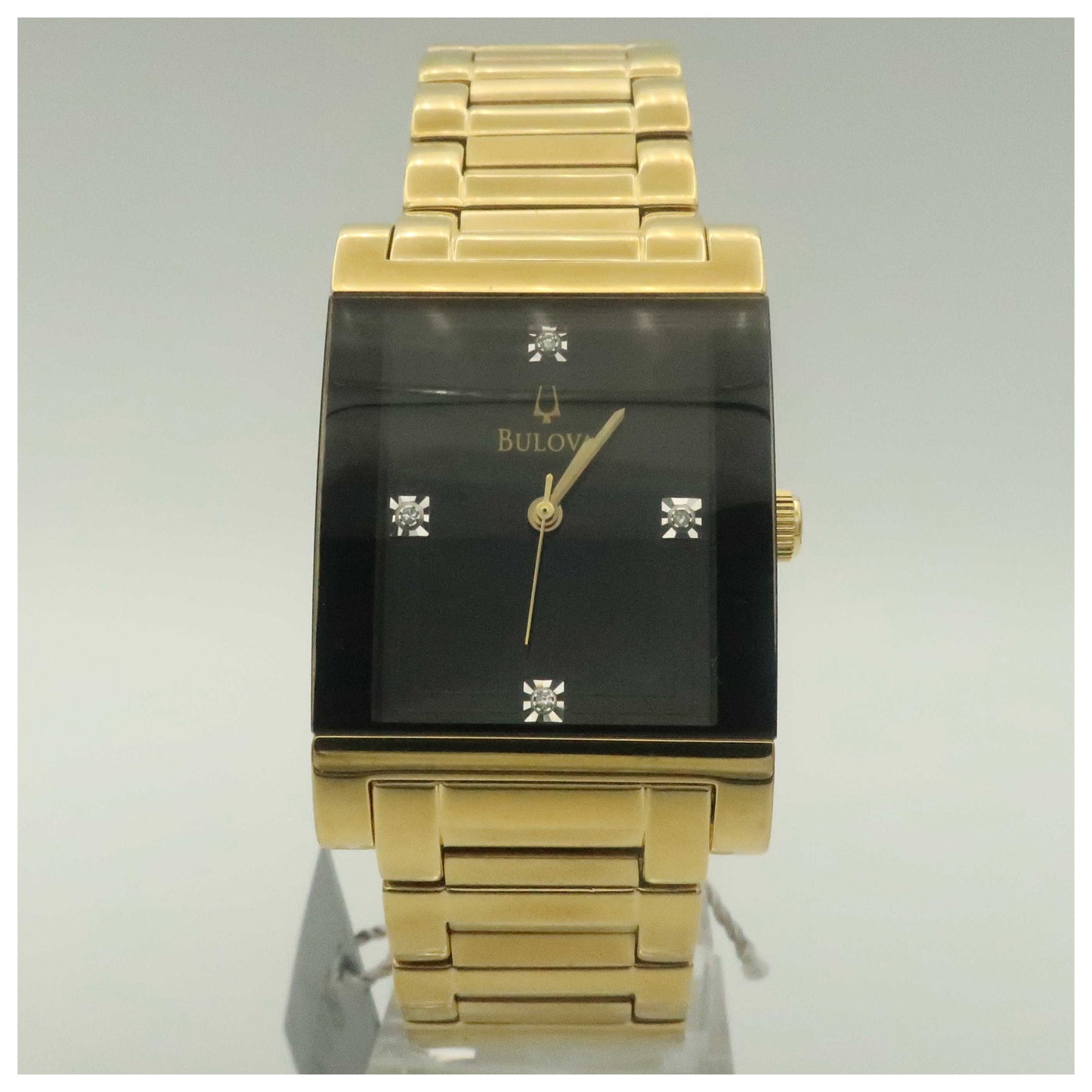 Front view of Bulova Bracelet Men's Swiss Quartz (Battery-Powered) Watch 97F50-PO