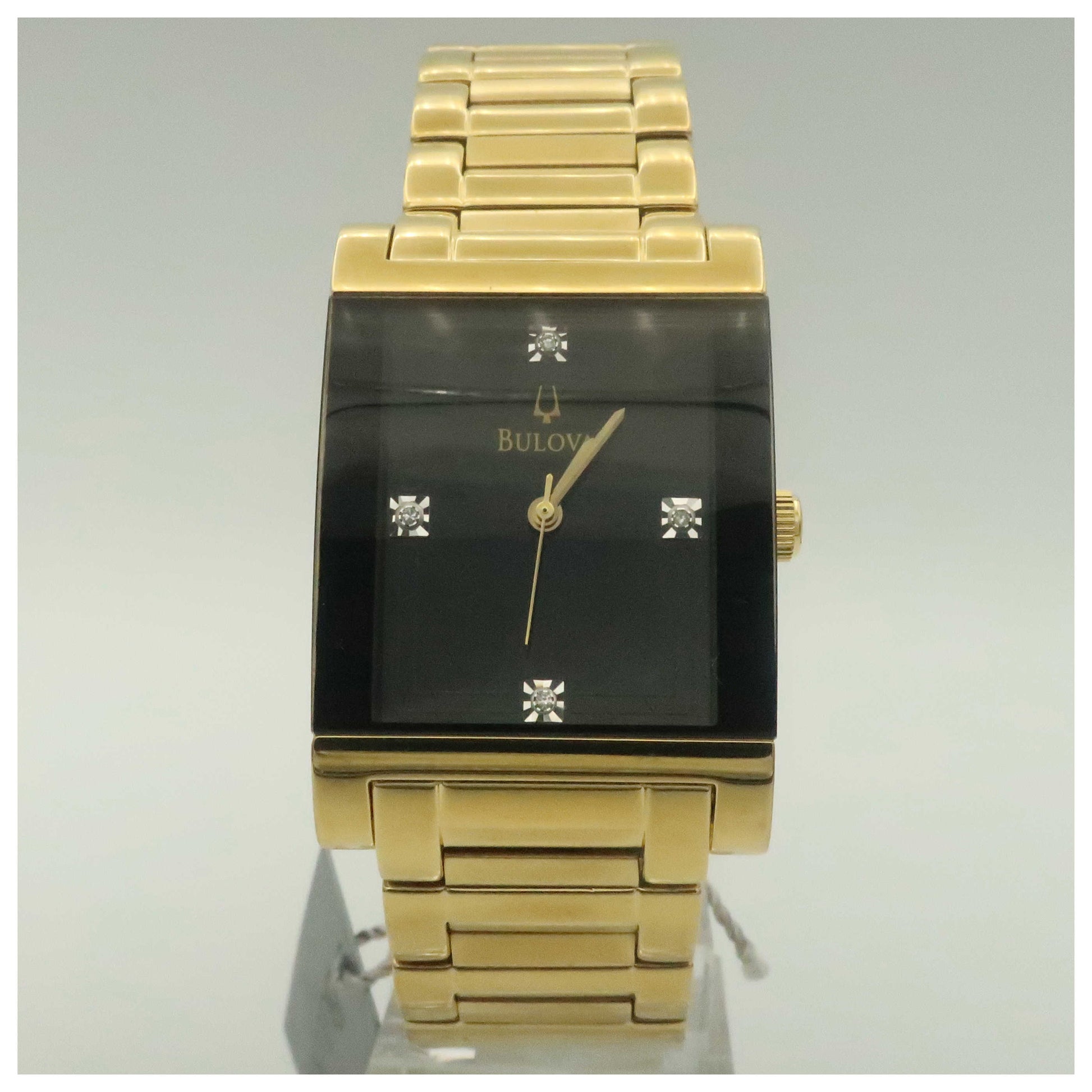 Front view of Bulova Bracelet Men's Swiss Quartz (Battery-Powered) Watch 97F50-PO