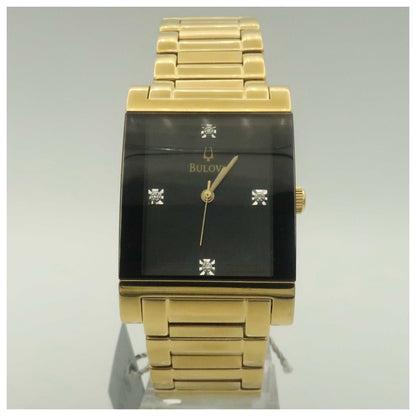 Front view of Bulova Bracelet Men's Swiss Quartz (Battery-Powered) Watch 97F50-PO