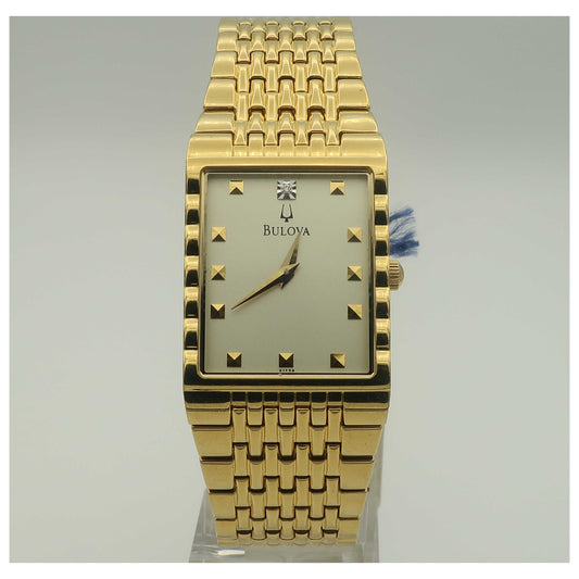 Front view of Bulova Dress Men's Watch 97F58-PO