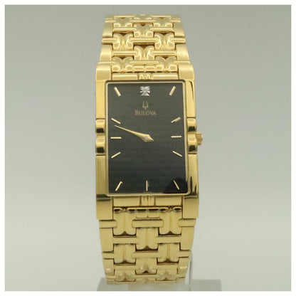 Front view of Bulova Dress Men's Quartz Watch 97F59-PO