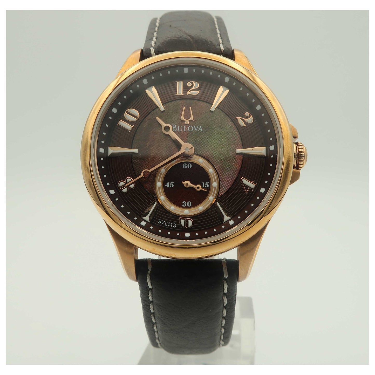 Front view of Bulova Adventurer Women's Quartz Watch 97L113-PO