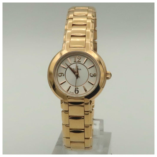 Front view of Bulova Fairlawn Women's Quartz Watch 97L122-SDV
