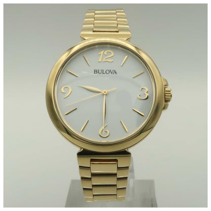 Front view of Bulova Classic Women's Japanese Quartz (Battery-Powered) Watch 97L139-PO