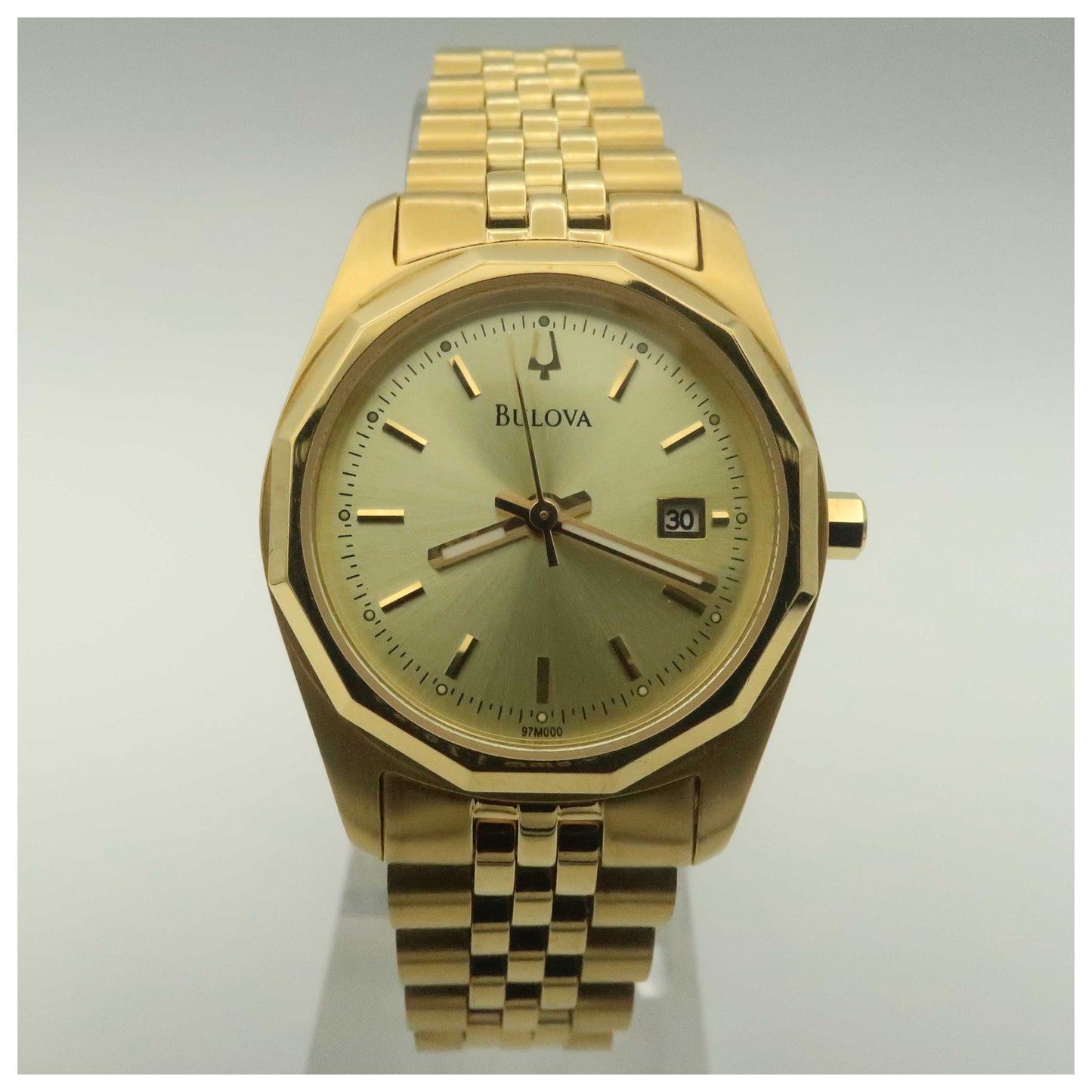 Front view of Bulova Bracelet Women's Quartz Watch 97M000-PO