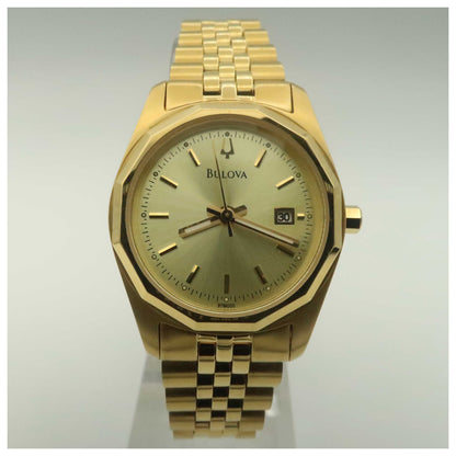 Front view of Bulova Bracelet Women's Quartz Watch 97M000-PO