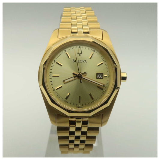 Front view of Bulova Bracelet Women's Quartz Watch 97M000-PO