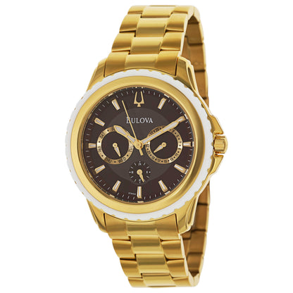 Front view of Bulova Marine Star Men's Quartz Watch 97N104