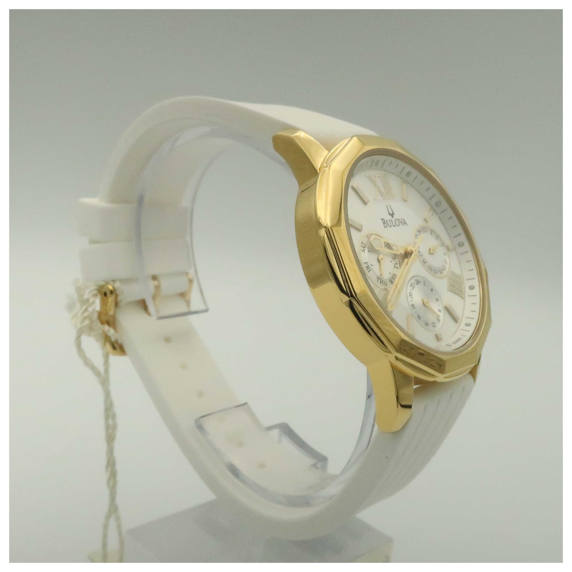 Bulova Strap Women's Japanese Quartz (Battery-Powered) Watch 97N108-SDV - Image #3