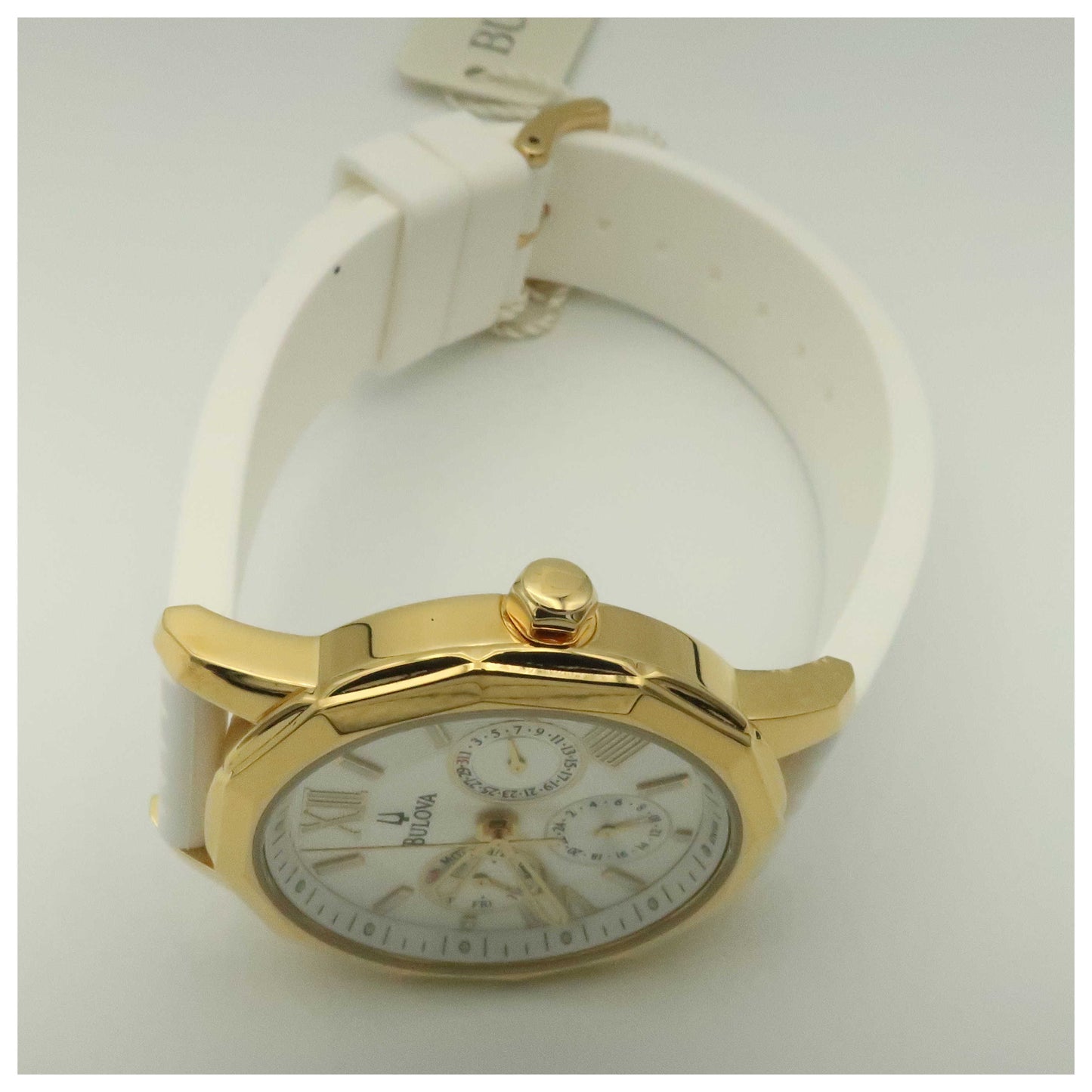 Bulova Strap Women's Japanese Quartz (Battery-Powered) Watch 97N108-SDV - Image #8