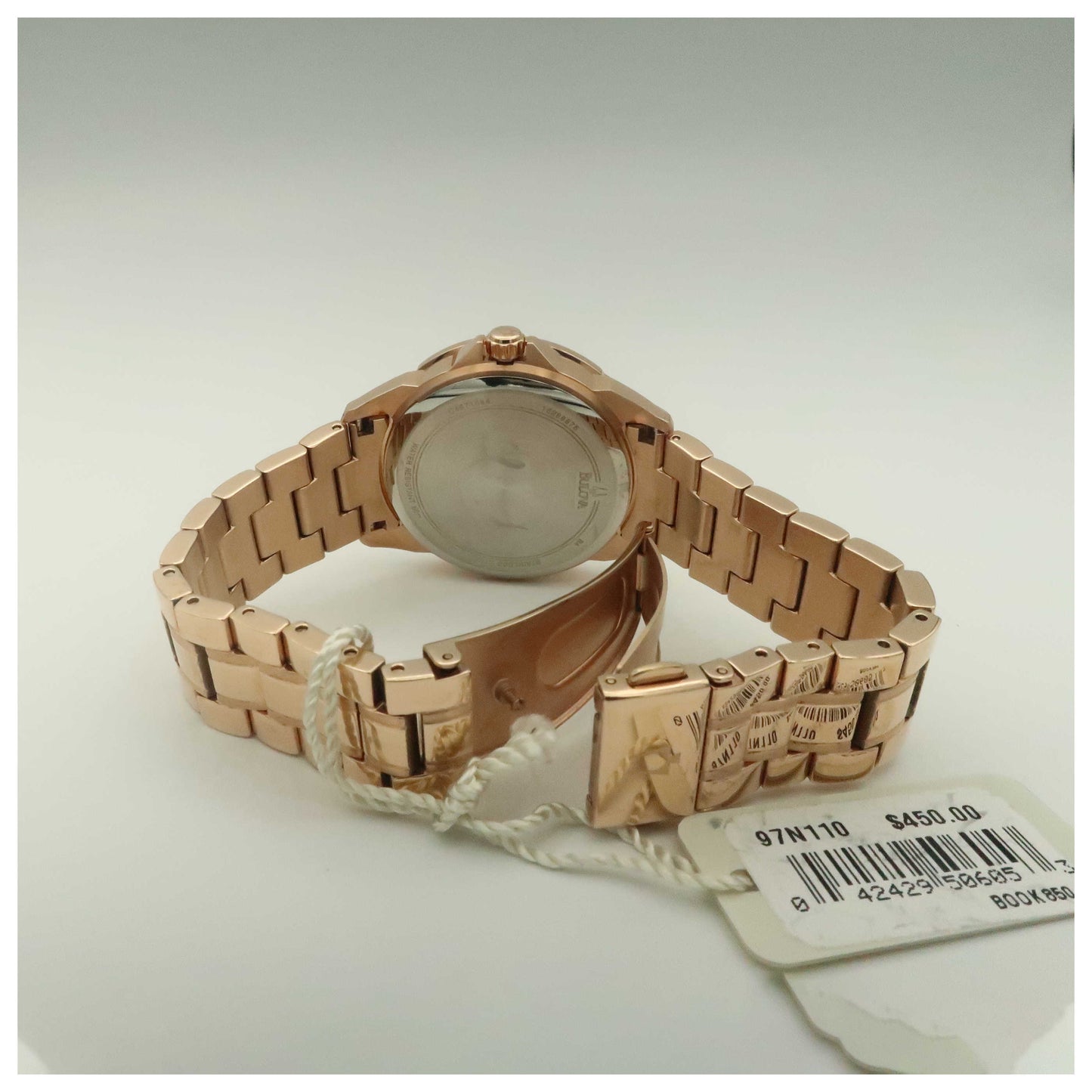 Bulova Bracelet Women's Japanese Quartz (Battery-Powered) Watch 97N110-PO - Image #7