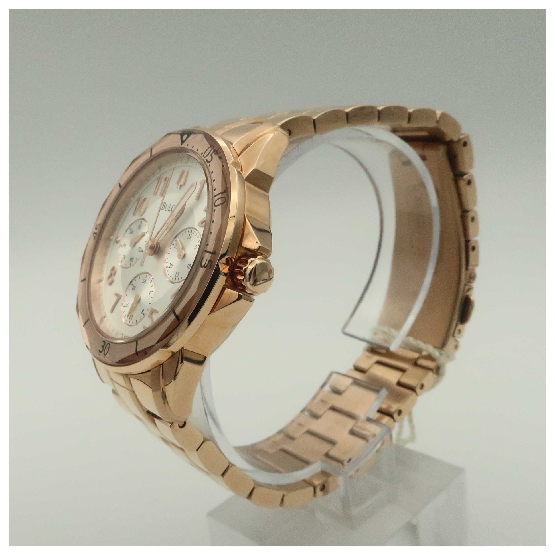 Bulova Bracelet Women's Japanese Quartz (Battery-Powered) Watch 97N110-PO - Image #4